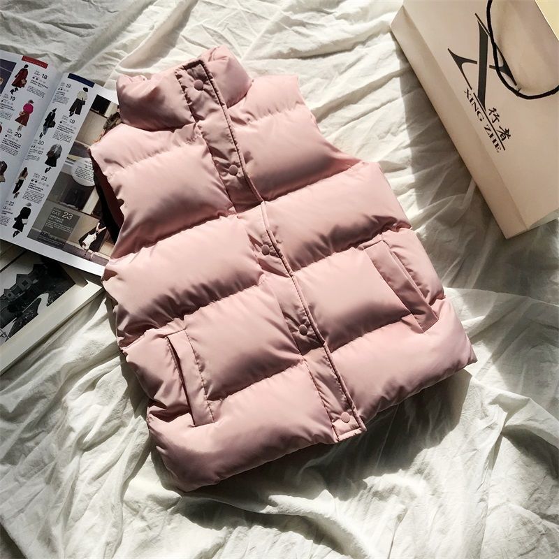 Women's Short All-match Thickened Down Cotton Vest