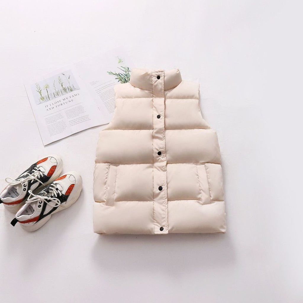 Women's Short All-match Thickened Down Cotton Vest