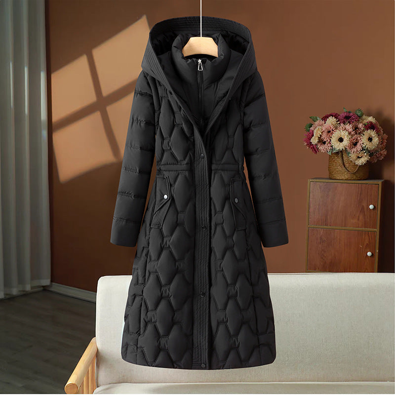 Down Cotton Coat Women's Mid-length Jacket