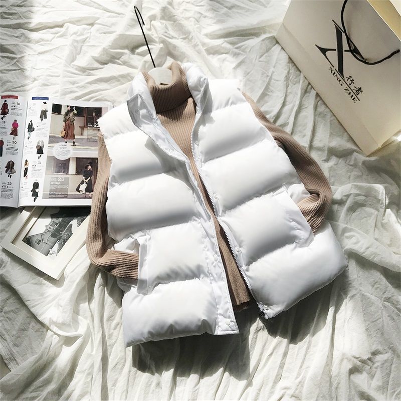 Women's Short All-match Thickened Down Cotton Vest