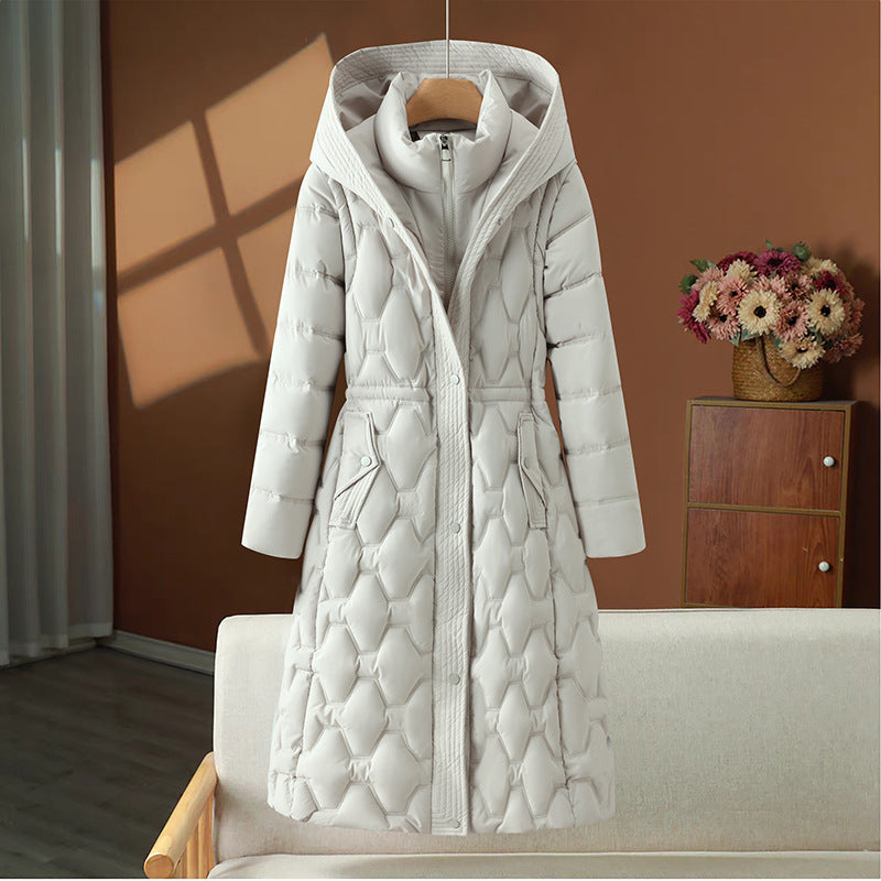 Down Cotton Coat Women's Mid-length Jacket